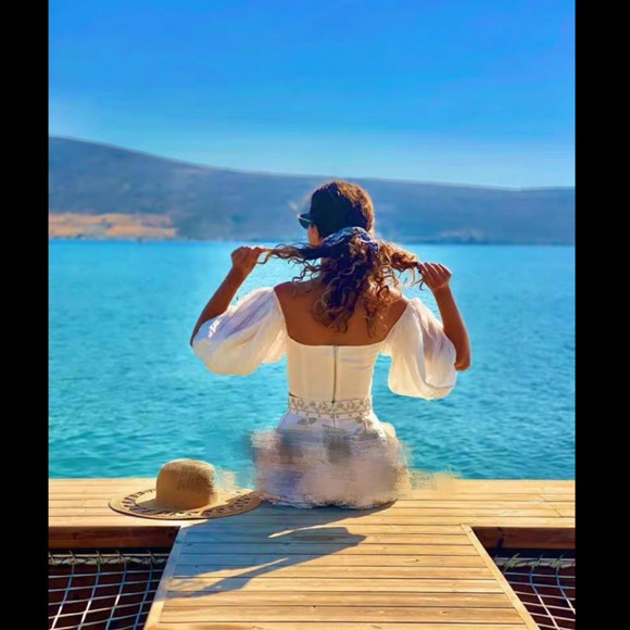 Redpolaris Crop Top with Shorts Set Rare Size 38 S NWOT - Picture 5 of 14